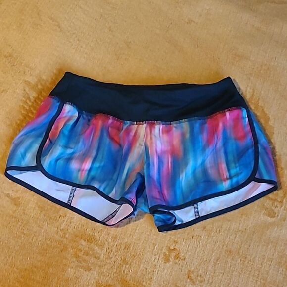 Nike Pants - Nike Dri-Fit Running Shorts - Women's XS - Multi coloured/ Rainbow/Watercolor